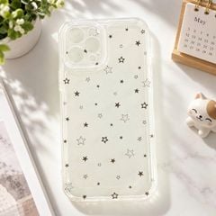 Ốp iPhone 12 Pro Max dẻo trong nhiều sao nhí
