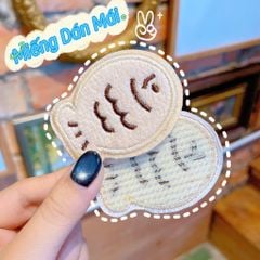 ** Set 2 dán mái hình cá/chả mực