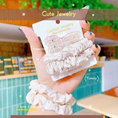 ** Set 3 món kitty tone nâu (2 chun 1 kẹp)