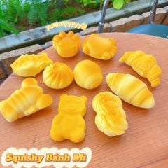 ** Squishy bánh mì hình tôm/cua/gấu thơm