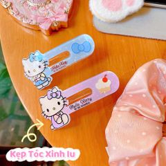 ** Kẹp tách kitty phôi nhựa hồng/xd/tím