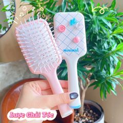 ** Lược chải gỡ rối mix màu đính khuy áo xịn