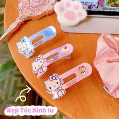 ** Kẹp tách kitty phôi nhựa hồng/xd/tím