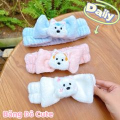 ** Băng đô CÚN trắng/hồng/XD