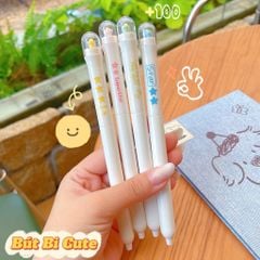 ** Bút bi hình ngôi sao tone trắng Super Star (mực đen)
