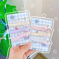** Set 3 kẹp mây lượn in thú