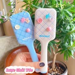 ** Lược chải gỡ rối mix màu đính khuy áo xịn