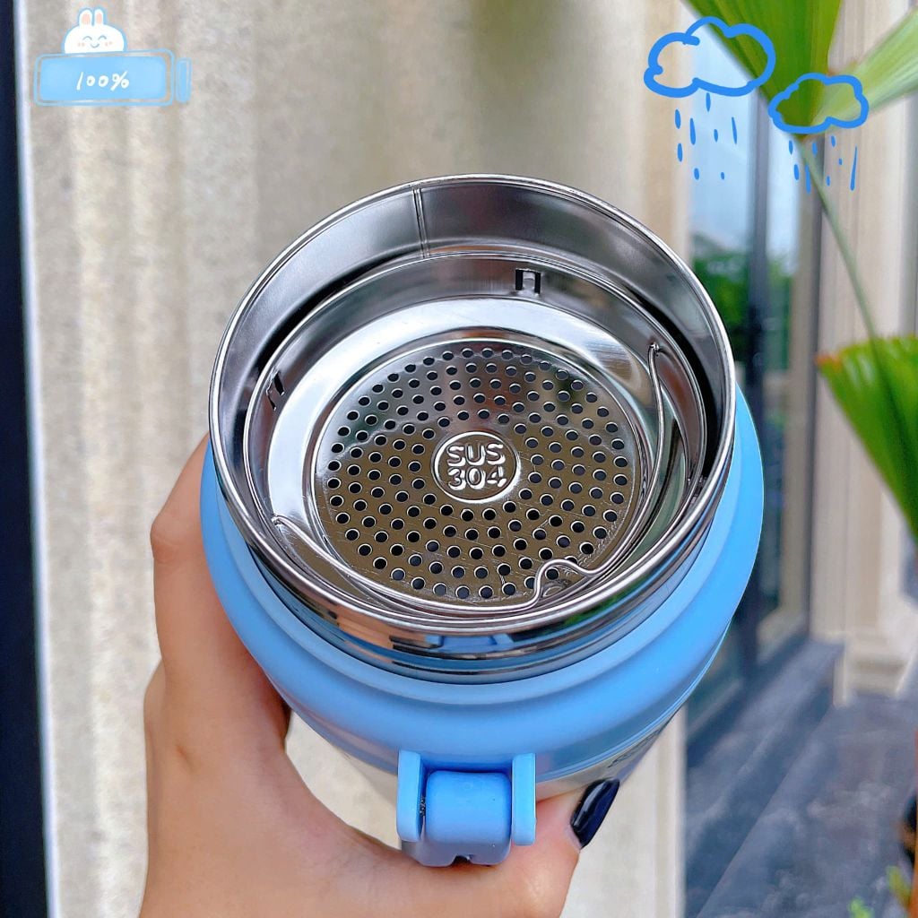 ** Bình giữ nhiệt Đoraemon vui vẻ 1000ml