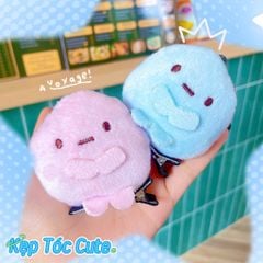 ** Kẹp mỏ vịt bông hình Sumikko cầm tóc