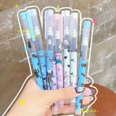 ** Bút bi nắp đậy hình mèo đen/cún/gấu (mực nước đen)