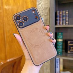 ** Ốp iPhone 17 Pro Max giả da may viền Havip case