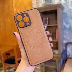 ** Ốp iPhone 15 Pro Max giả da may viền Havip case