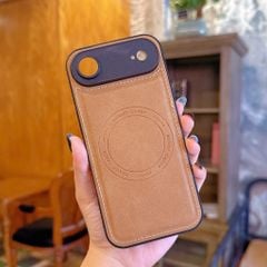 ** Ốp iPhone 17 Air giả da may viền Havip case
