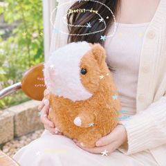 ** GẤU BÔNG CHUỘT HAMSTER XÁM/NÂU 25CM