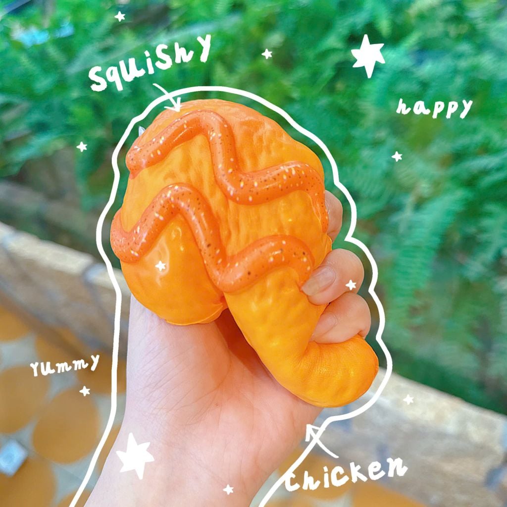 ** Squishy đùi gà rán