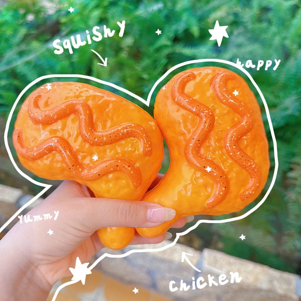 ** Squishy đùi gà rán