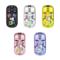 Chuột không dây + BT Coteci Magic Crystal IV Led RGB