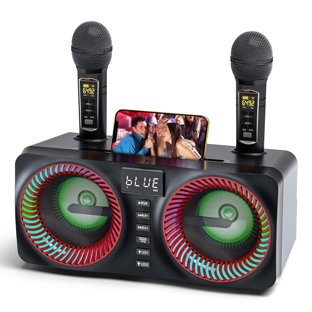 ** Loa Bluetooth kèm 2 mic SD218
