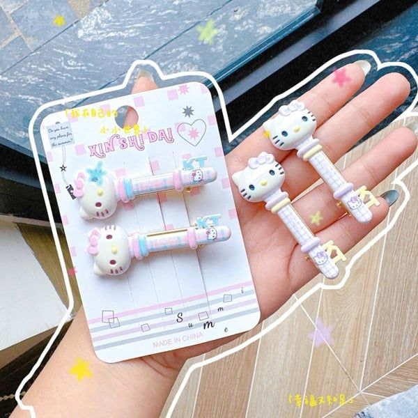 ** Set 2 kẹp kitty chìa khoá