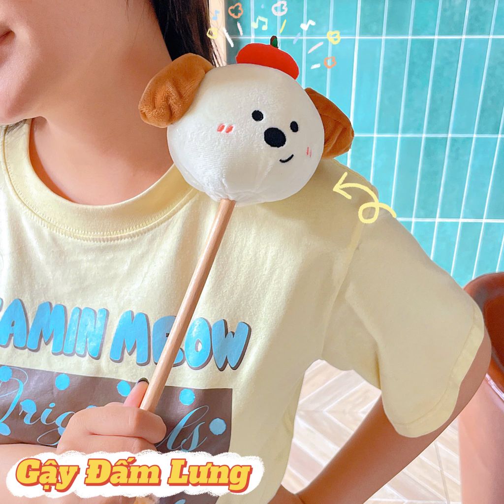 ** Cây đấm lưng đầu thú nhiều hình cute