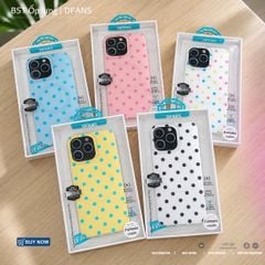 ** Ốp iPhone 16 Pro Max Dfans chấm bi