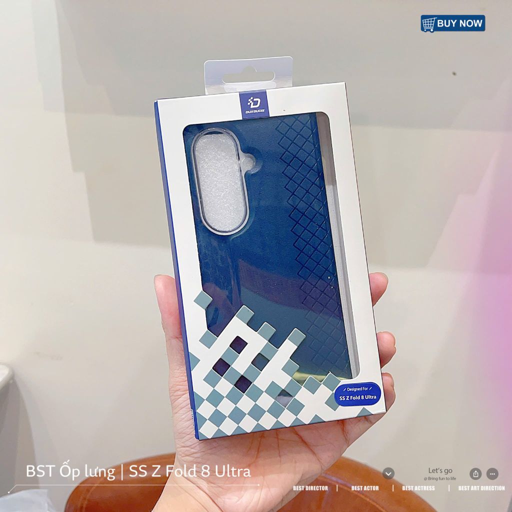 ** Bao da Samsung ZFold 7 Dux Ducis Bril da PU viền cứng