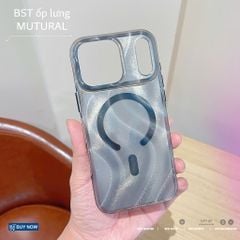 [C] ** Ốp iPhone 17 Pro Max/18 Pro Max Mutural Glow ánh kim tuyến magsafe