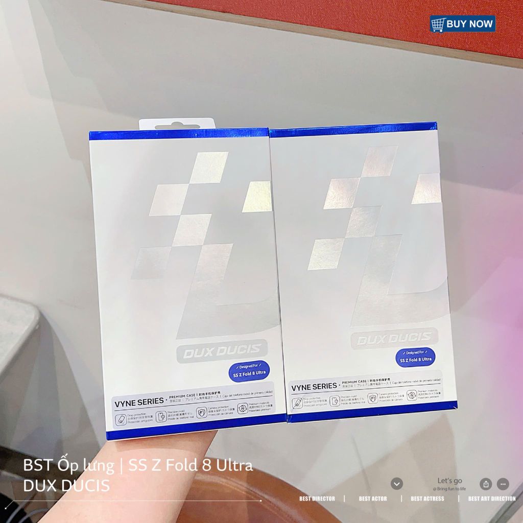 ** Ốp Samsung ZFold 8 Ultra Dux Ducis Vyne da PU