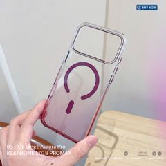[C] ** Ốp iPhone 17 Pro Max/18 Pro Max KEEPHONE Aurora Pro magsafe loang màu
