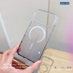 [C] ** Ốp iPhone 17 Pro Max/18 Pro Max KEEPHONE Aurora Pro magsafe loang màu