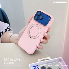 [C] ** Ốp iPhone 17 Pro Max X-Level Macaron Silicon kệ xoay magsafe