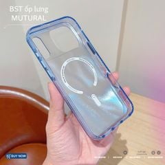 [C] ** Ốp iPhone 17 Pro Max/18 Pro Max Mutural Glow ánh kim tuyến magsafe