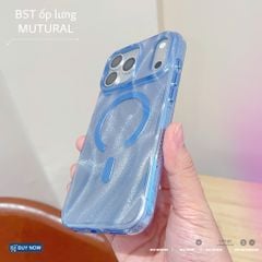 [C] ** Ốp iPhone 17 Pro Max/18 Pro Max Mutural Glow ánh kim tuyến magsafe