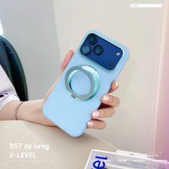 [C] ** Ốp iPhone 17 Pro Max X-Level Macaron Silicon kệ xoay magsafe