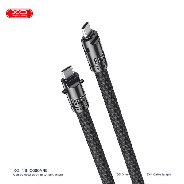 [C] ** Cáp Type C to Type C XO NB Q289B 60W 20cm