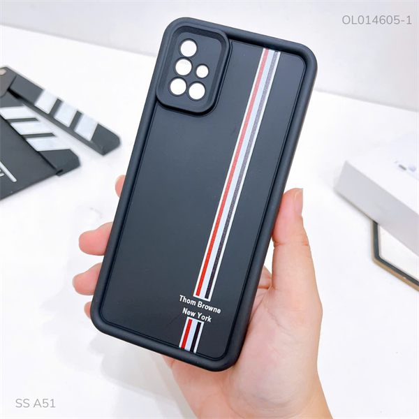 Ốp SS A51 dẻo đen sọc Thom Brown