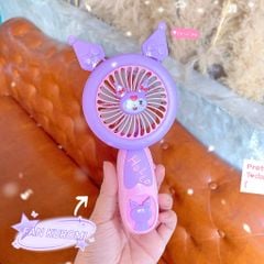 ** Quạt cầm tay Hand hold fan 2 tai kuromi HQ-59A