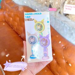 ** Quạt cầm tay Hand hold fan 2 tai kuromi HQ-59A