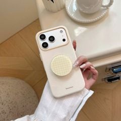 ** Ốp iPhone 17 Pro Max dẻo Bonne kèm Pop caro tròn loại dán