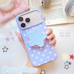 ** Ốp iPhone 17 Pro lưng cứng magsafe pop ngôi sao