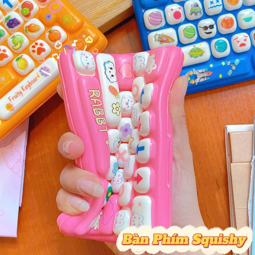 ** Squishy Bàn phím nhiều màu