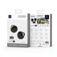 ** Micro cài áo Wiwu WM010 2 Mic Cổng Type C