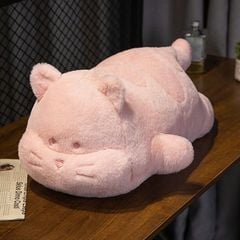** Gấu bông Mèo Hồng nằm dài 60CM