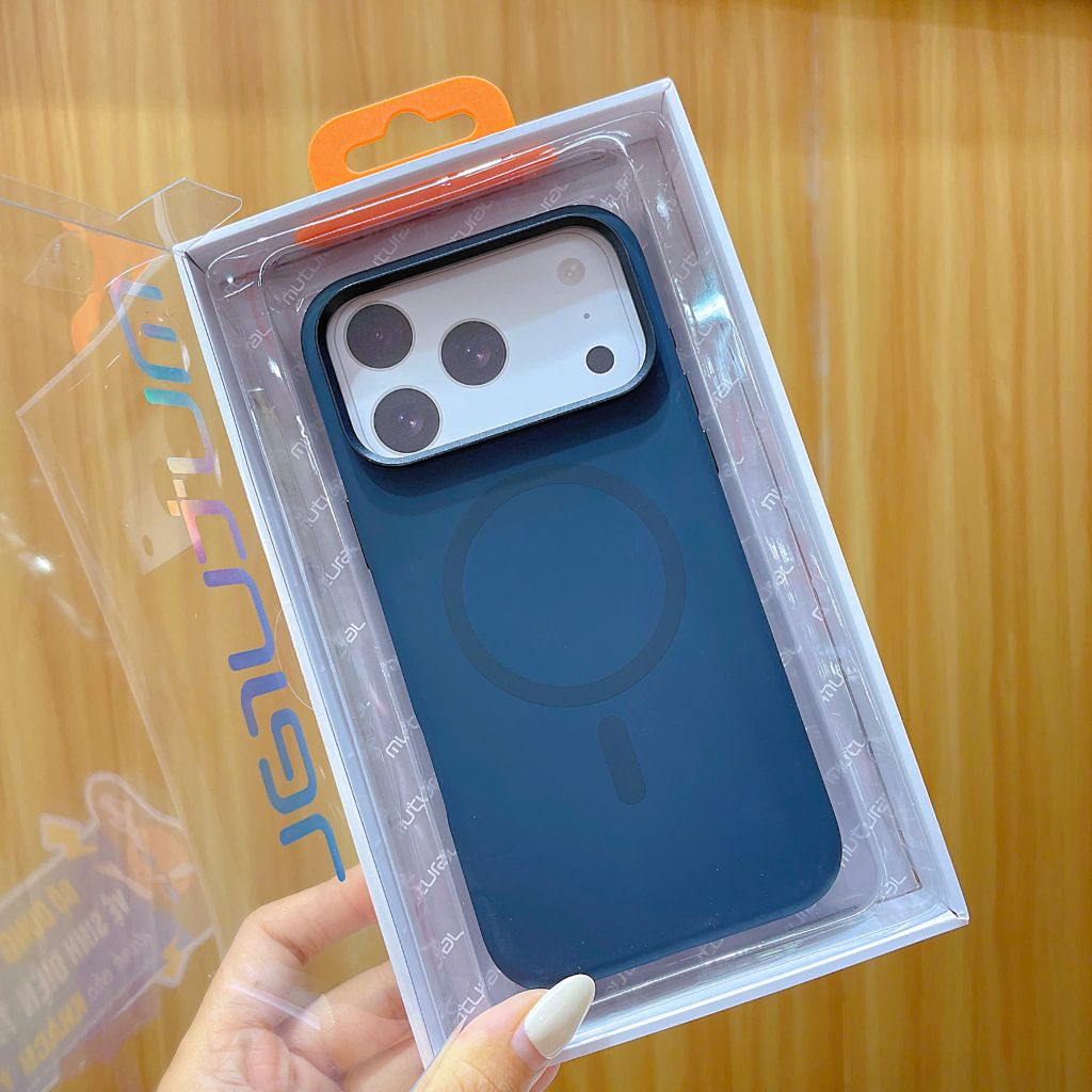 [C] Ốp iPhone 17 Pro/18 Pro Mutural Silicon chống bẩn Magsafe