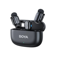 ** Micro cài áo Boya Mini 2 2 Mic Cổng C có hộp sạc