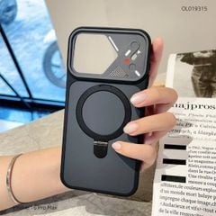 ** Ốp iPhone 16 Pro Likgus độ 17 nhám 2 màu magsafe giá đỡ
