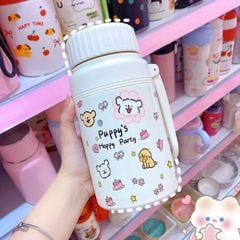 ** Bình giữ nhiệt Puppy’s Happy Party TRẮNG 1000ml