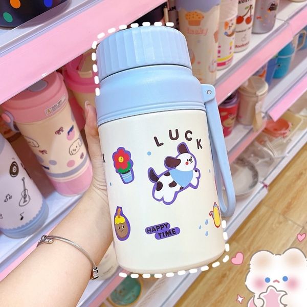 ** Bình giữ nhiệt Luck Cún tone XD 1000ml