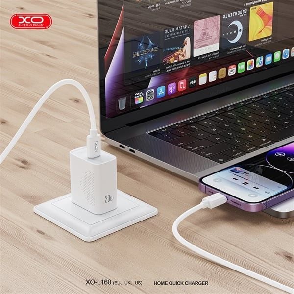 Cóc sạc XO L160 1C 20W