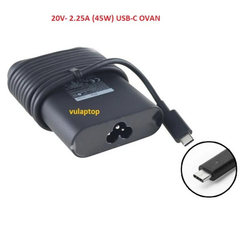 Adapter Dell 20V - 2.25A 45W Type C Oval zin